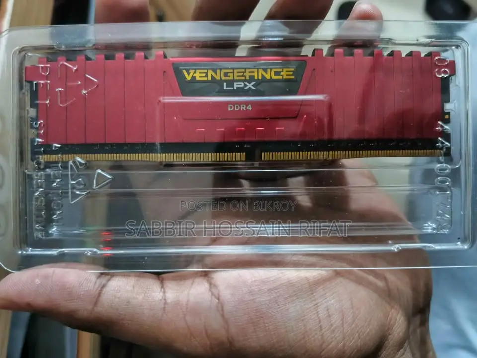 Corsair Vengeance LPX 4GB DDR4 2400MHz RAM (Red)