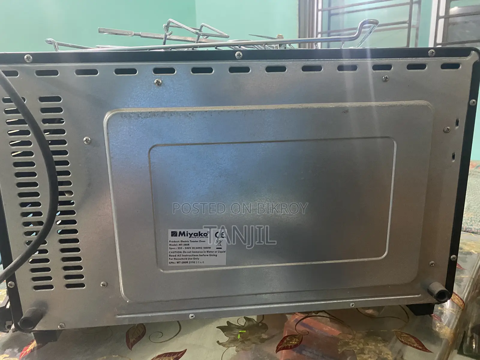 Miyako MT-280R Electric Toaster Oven