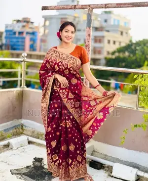 Zari Jamdani Saree