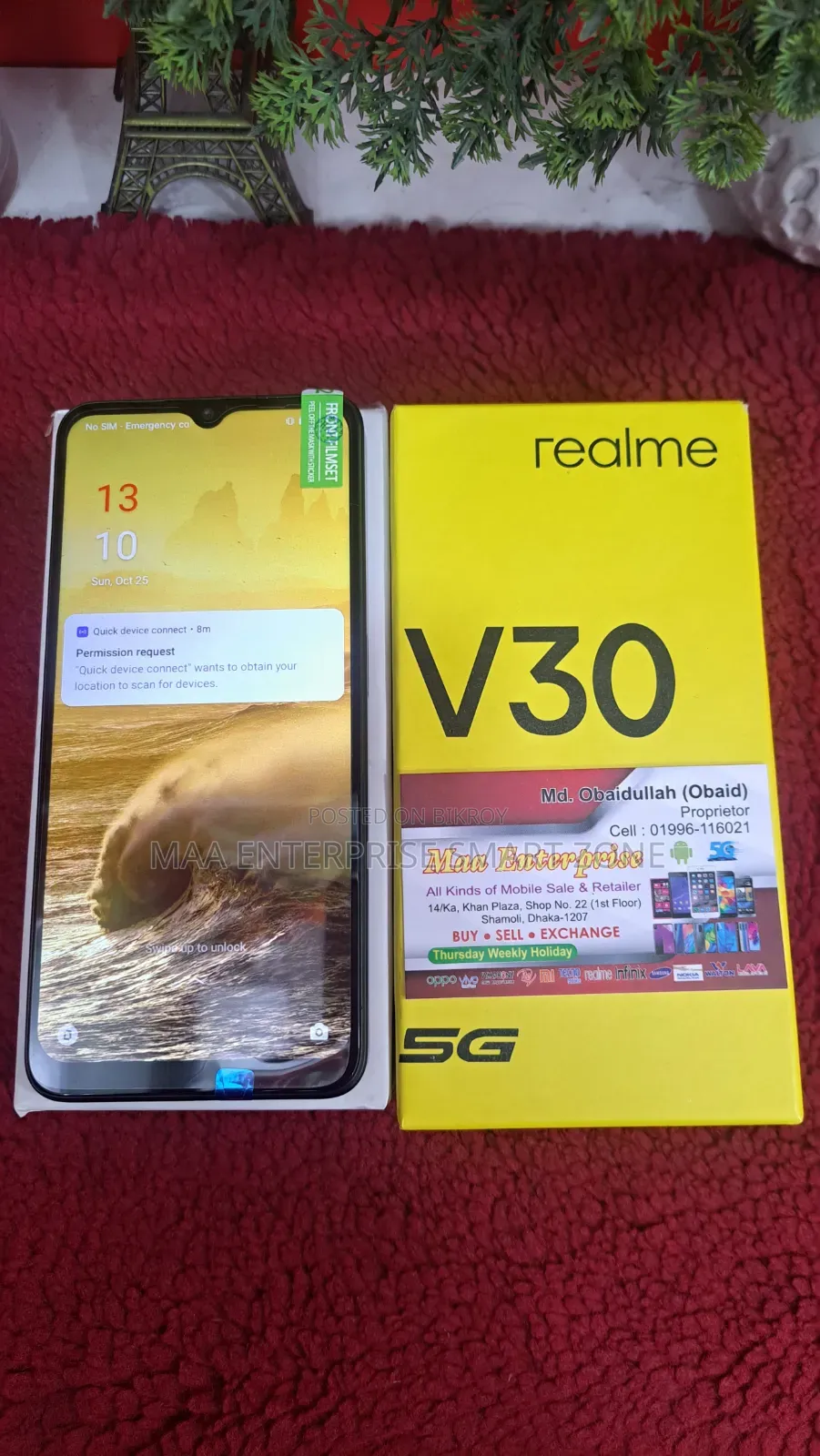 Realme V30 128 GB Black