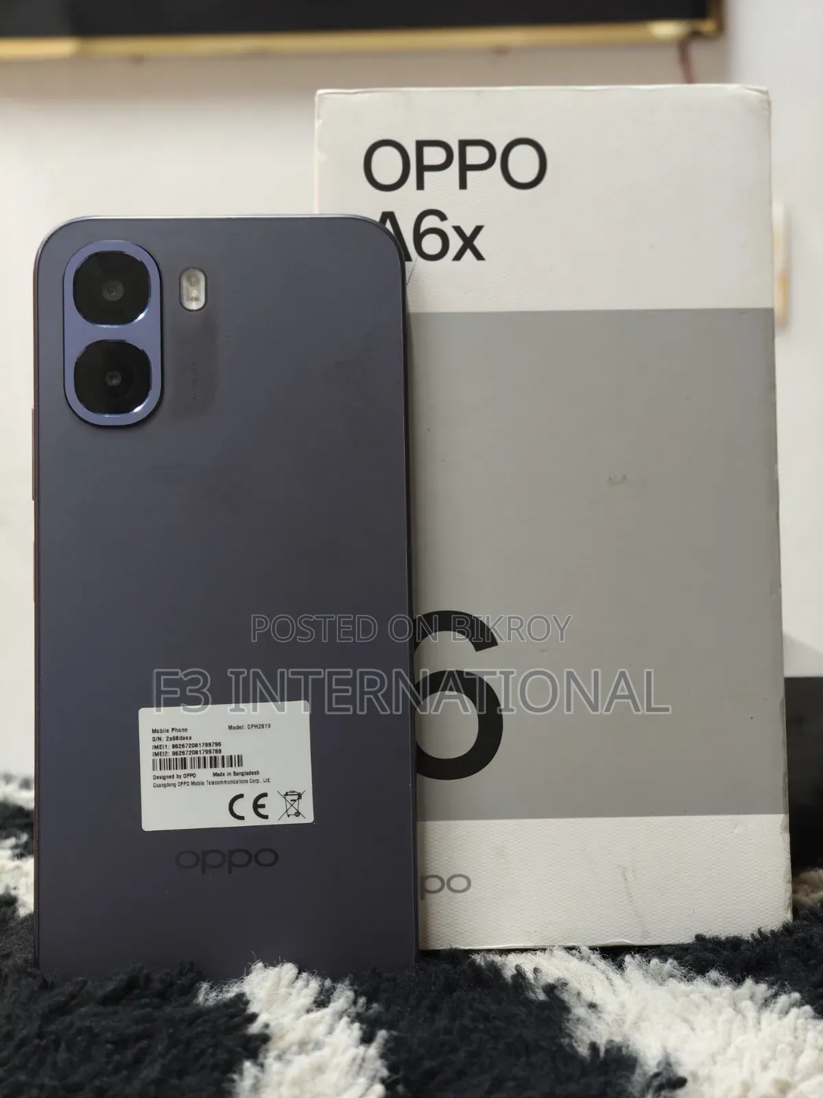 Oppo A6x 64 GB Black