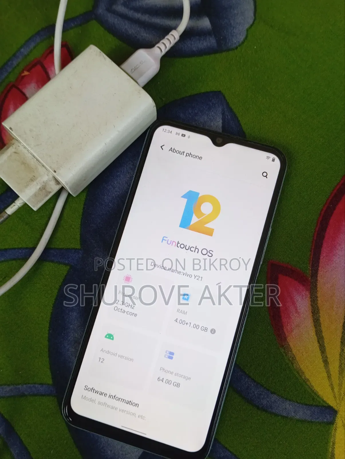 Vivo Y21 64 GB White