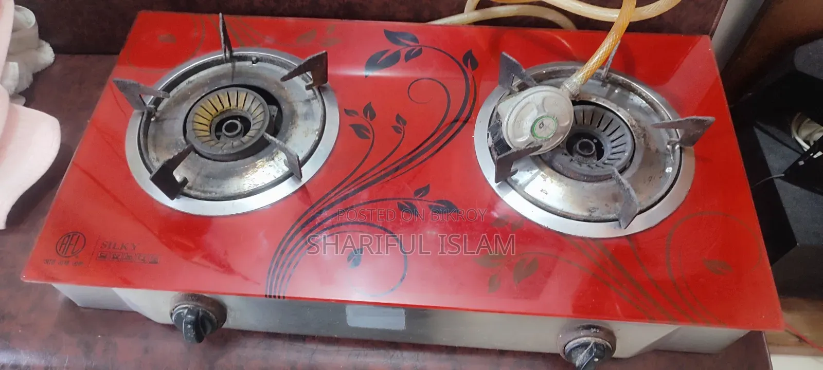 RFL Double Glass Gas Stove Silky