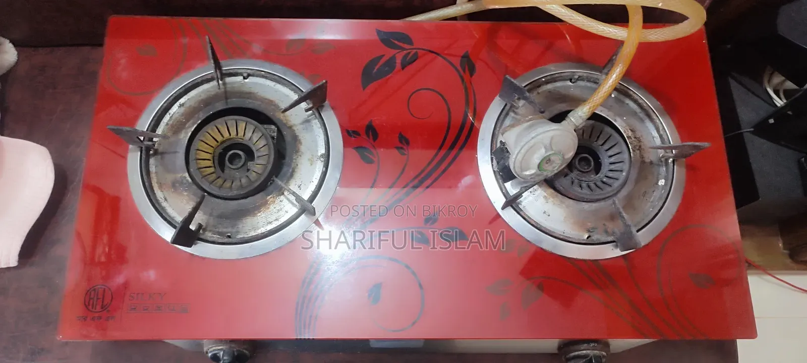 RFL Double Glass Gas Stove Silky