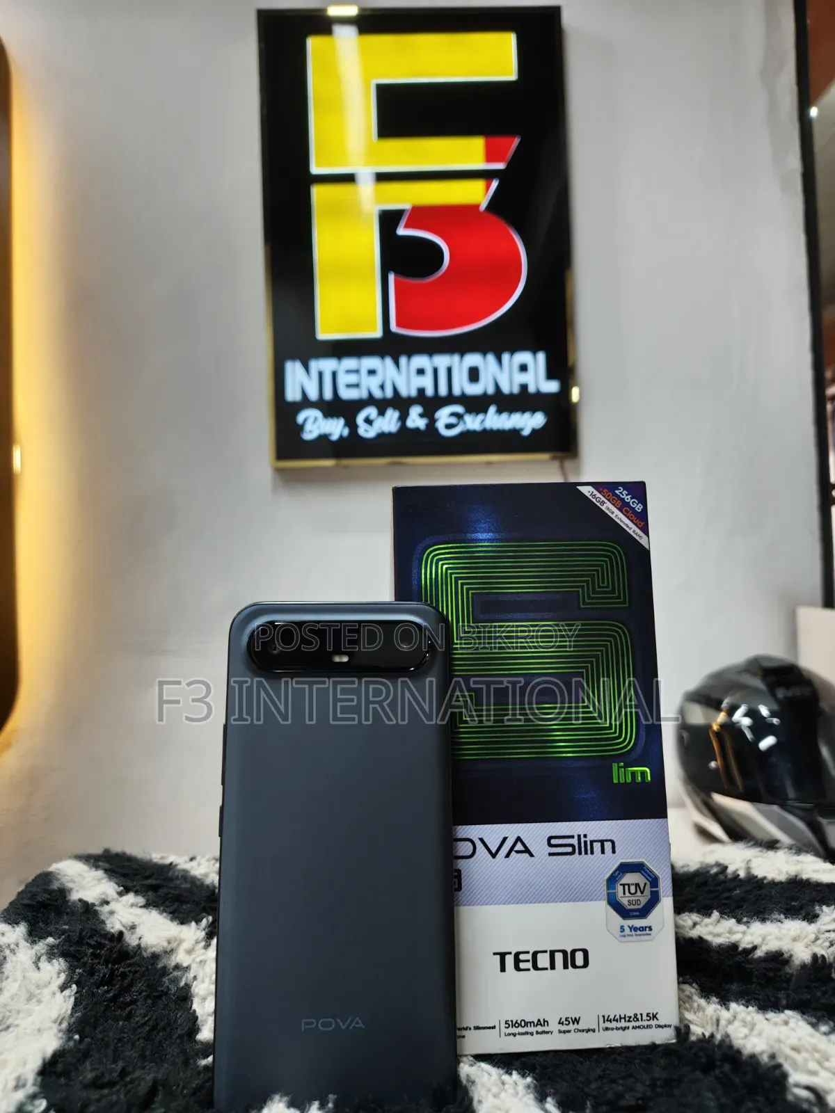 Tecno Pova Slim 5G 256 GB Black