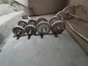 38.5 KG Gym Equipment for Sale (Dumbbells, Barbells, Stands Set)