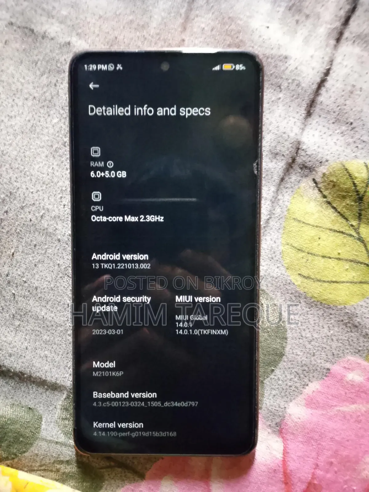 Xiaomi Redmi Note 10 Pro 128 GB Rose Gold