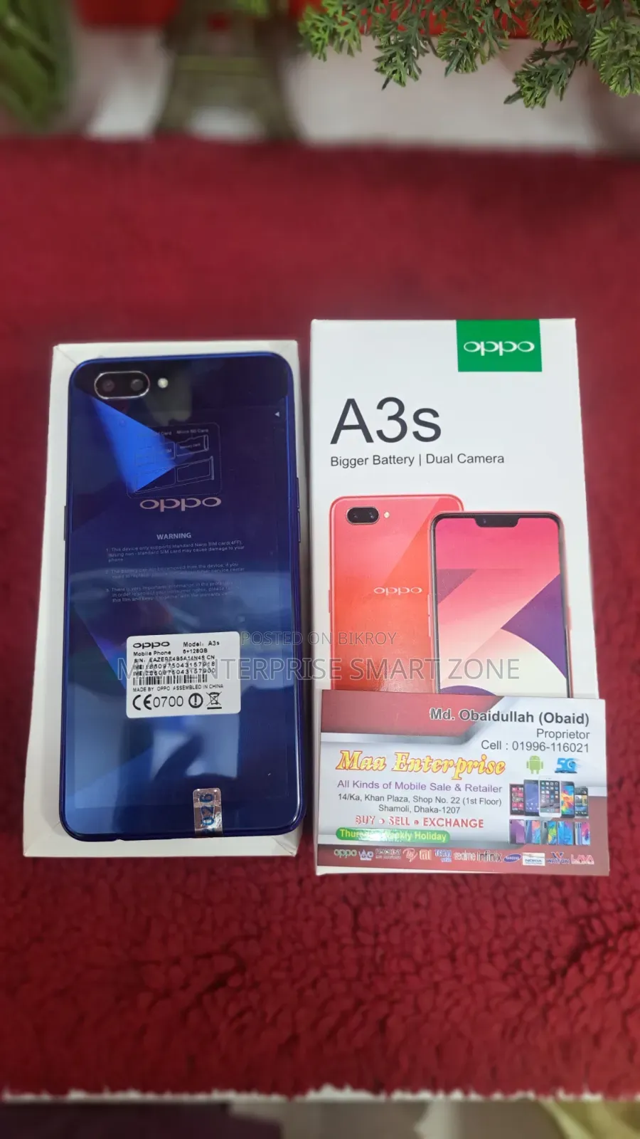 Oppo A3s 64 GB Blue