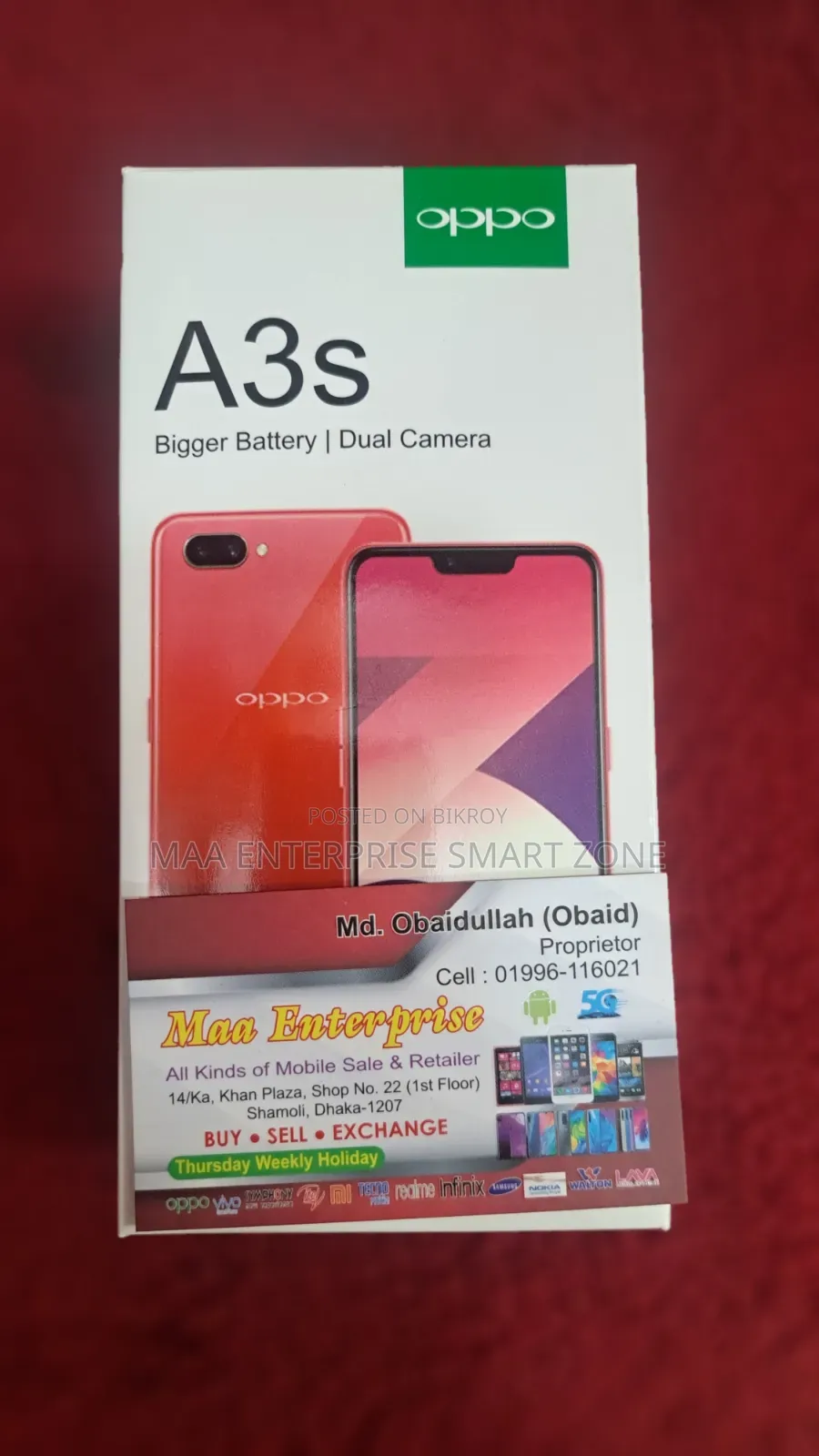 Oppo A3s 64 GB Blue