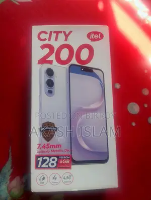 আইটেল সিটি ২০০ ১২৮ জিবি ব্ল্যাক