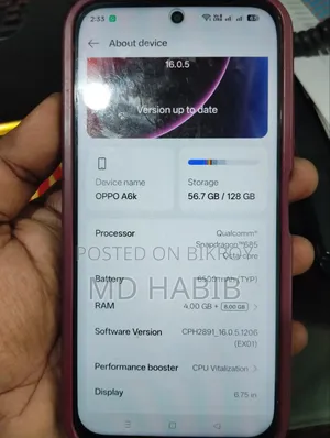 Oppo A6k 128 GB