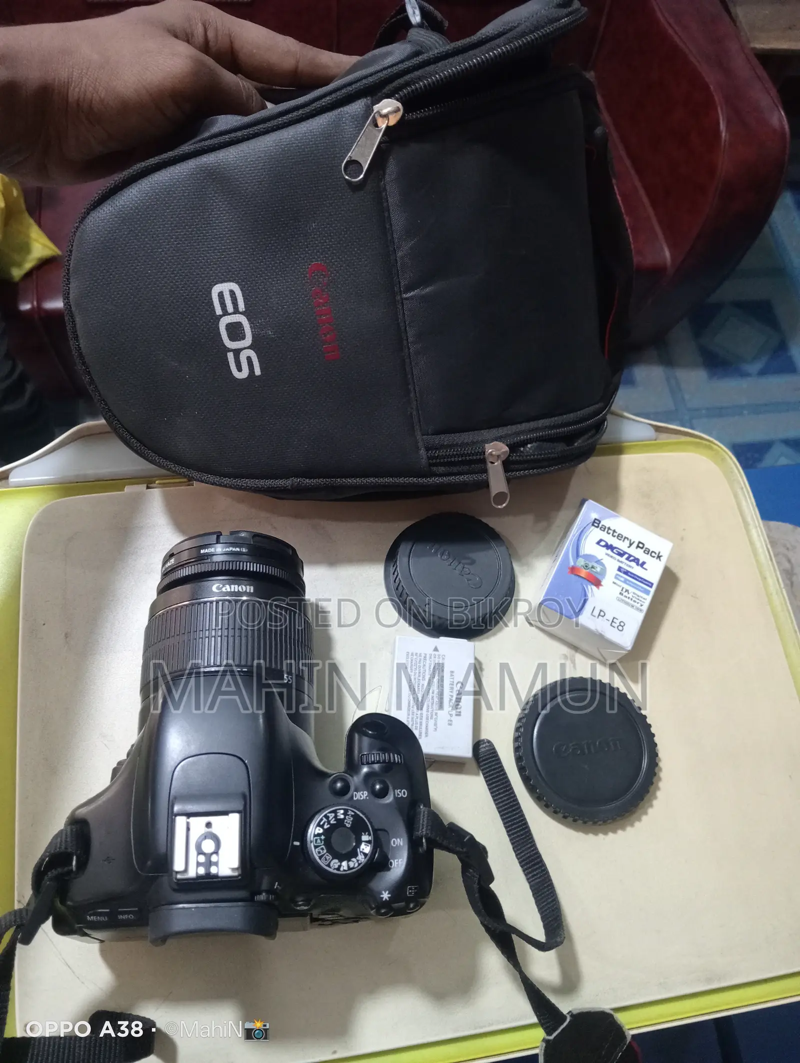 ক্যানন ৬০০ডি ১০০% ফুল ফ্রেশ ক্যামেরা।