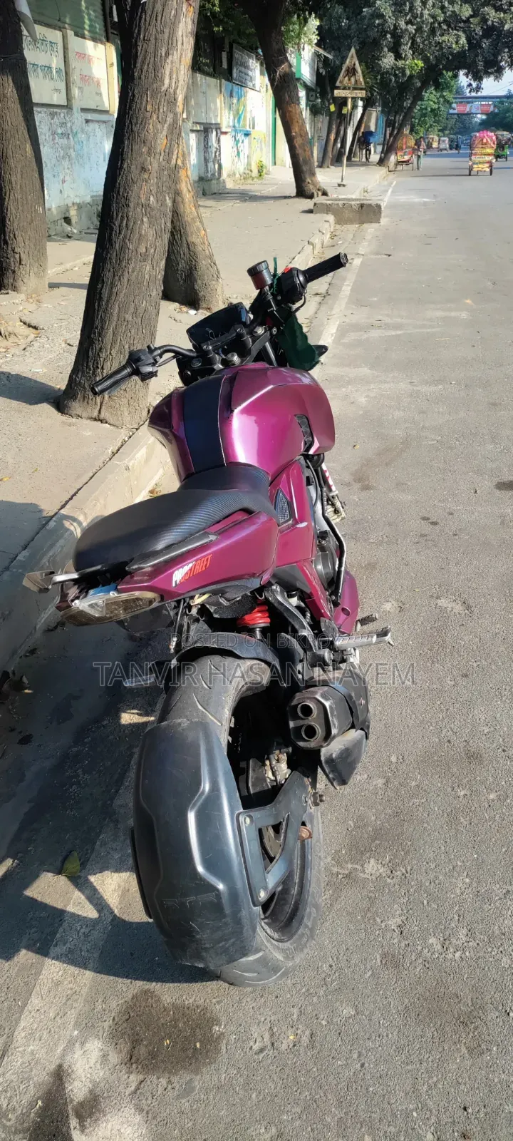 TVS Apache 160 4V 2018 Purple