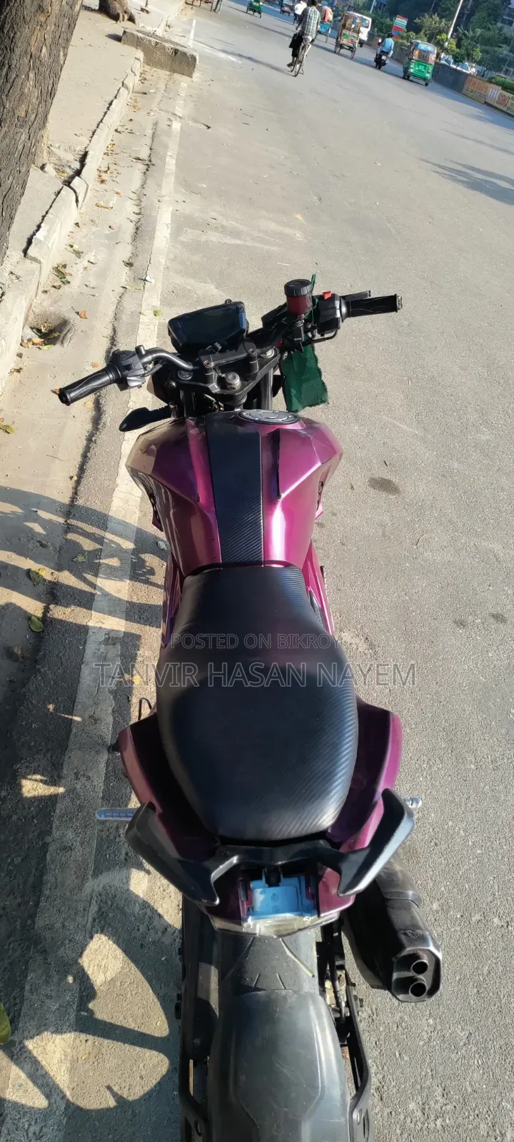TVS Apache 160 4V 2018 Purple