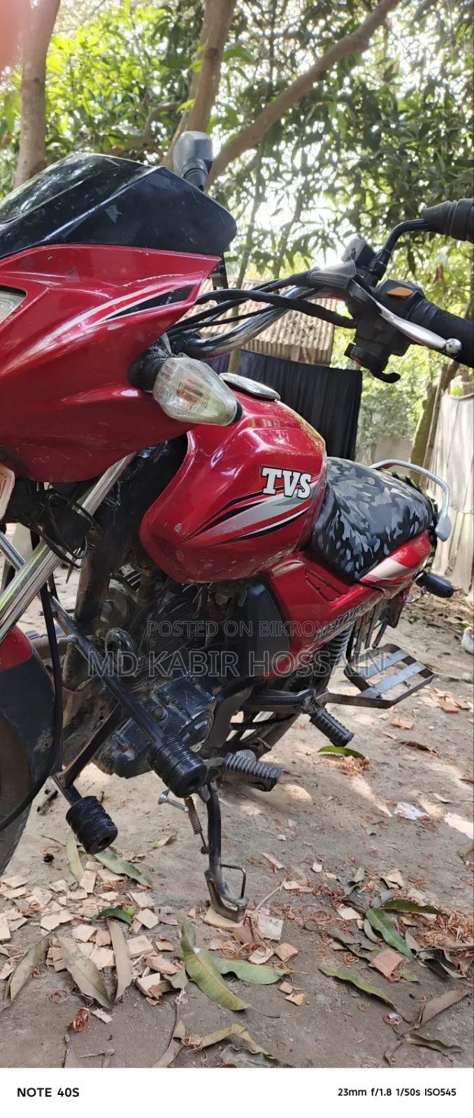 TVS Metro Plus 2014 Red