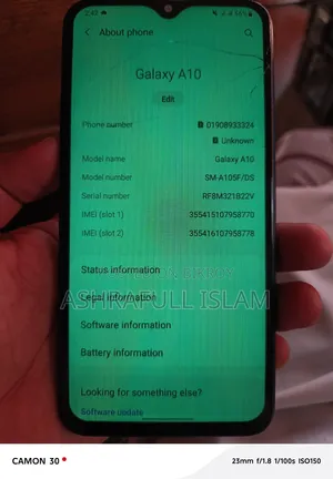 Samsung A10 32 GB Blue