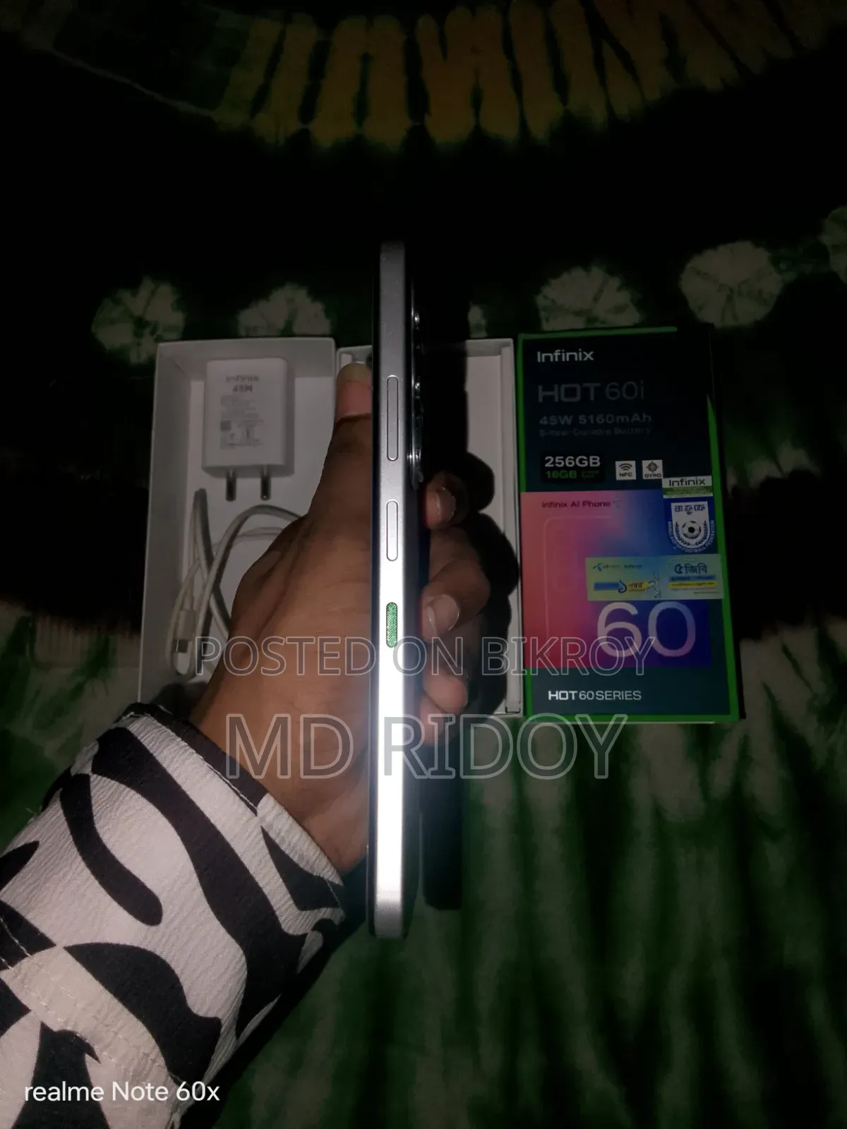 Infinix Hot 60i 256 GB White