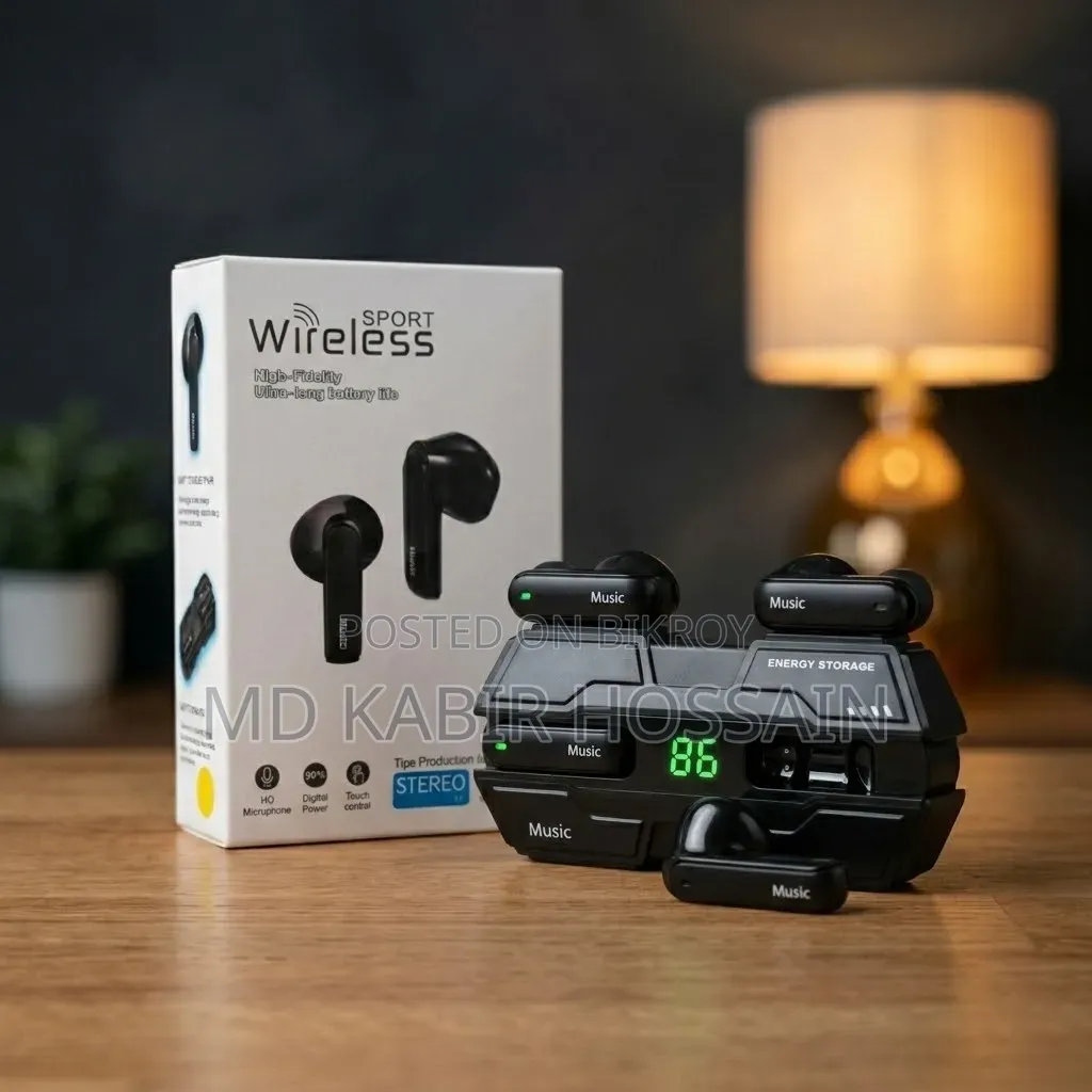 K8 Sport Wireless Earbuds – Digital Display