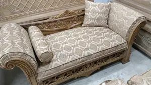 New Carved Teak Wood Sofa Set for Sale.