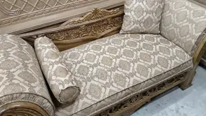 New Carved Teak Wood Sofa Set for Sale.