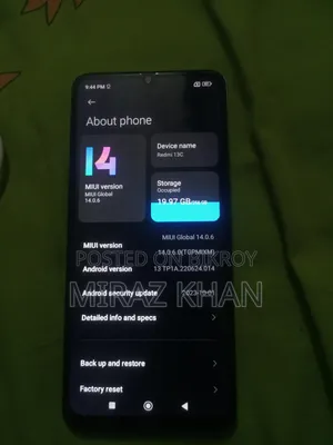 শাওমি রেডমি ১৩সি ২৫৬ জিবি লাল