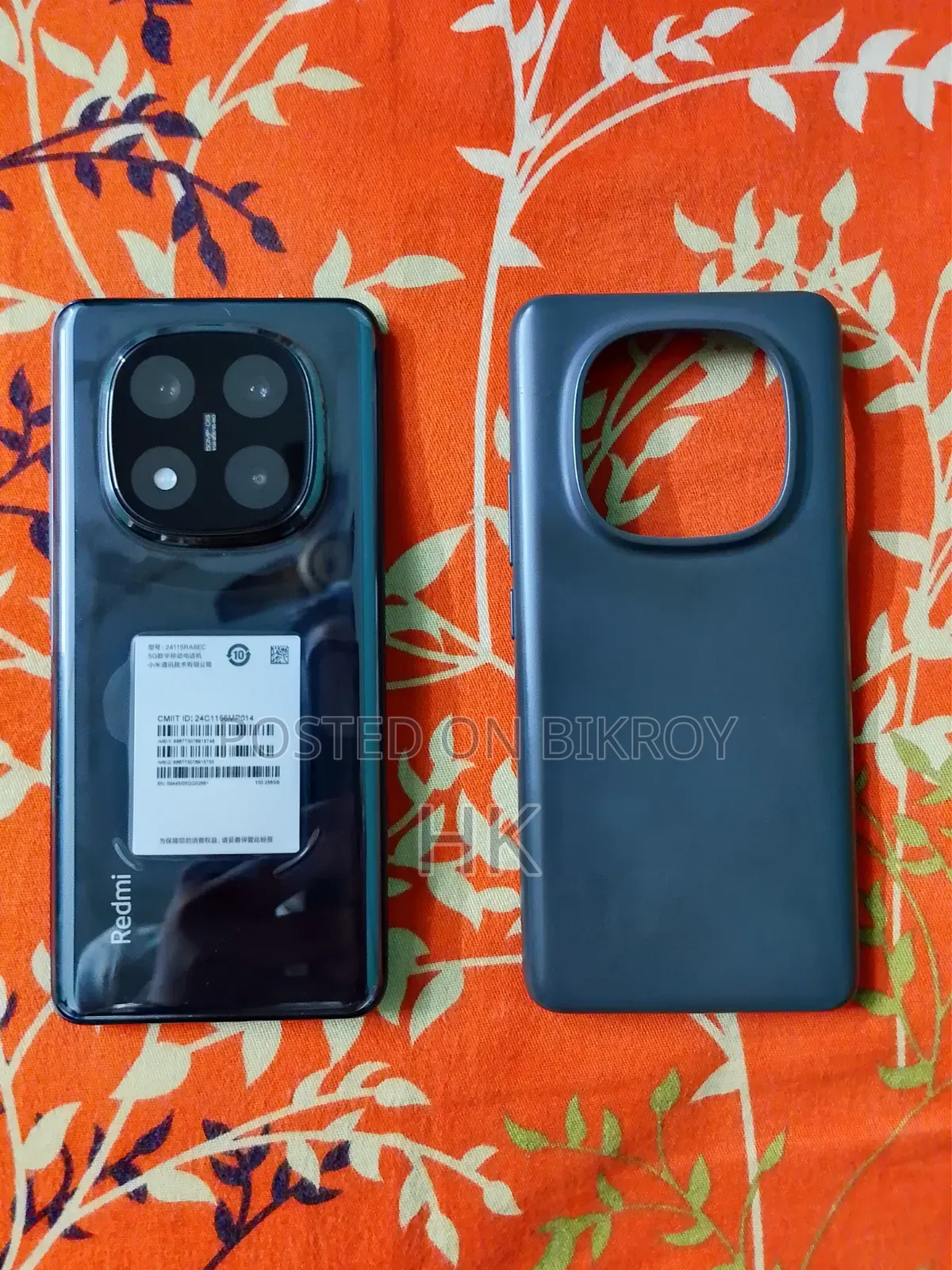 শাওমি রেডমি নোট ১৪ প্রো+ ৫জি ২৫৬ জিবি ব্ল্যাক
