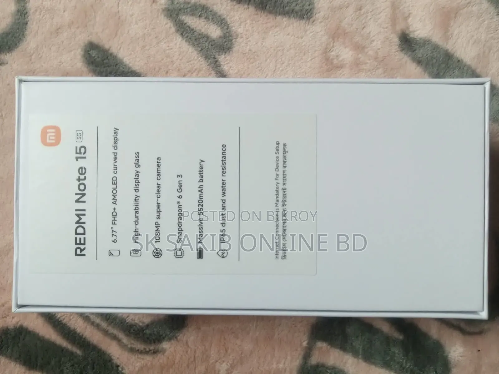 New Xiaomi Redmi Note 15 256 GB