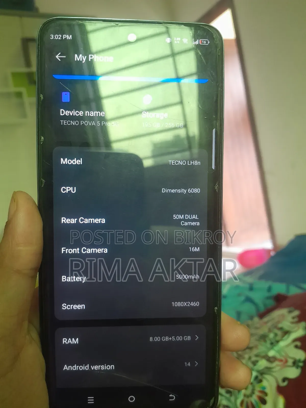 Tecno Pova 5G 128 GB Silver