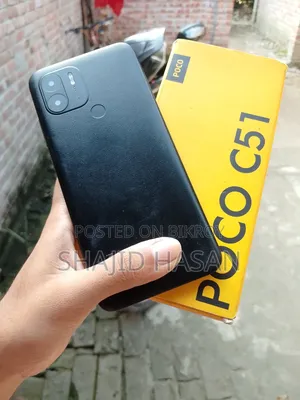 শাওমি পোকো সি৫১ ৬৪ জিবি ব্ল্যাক