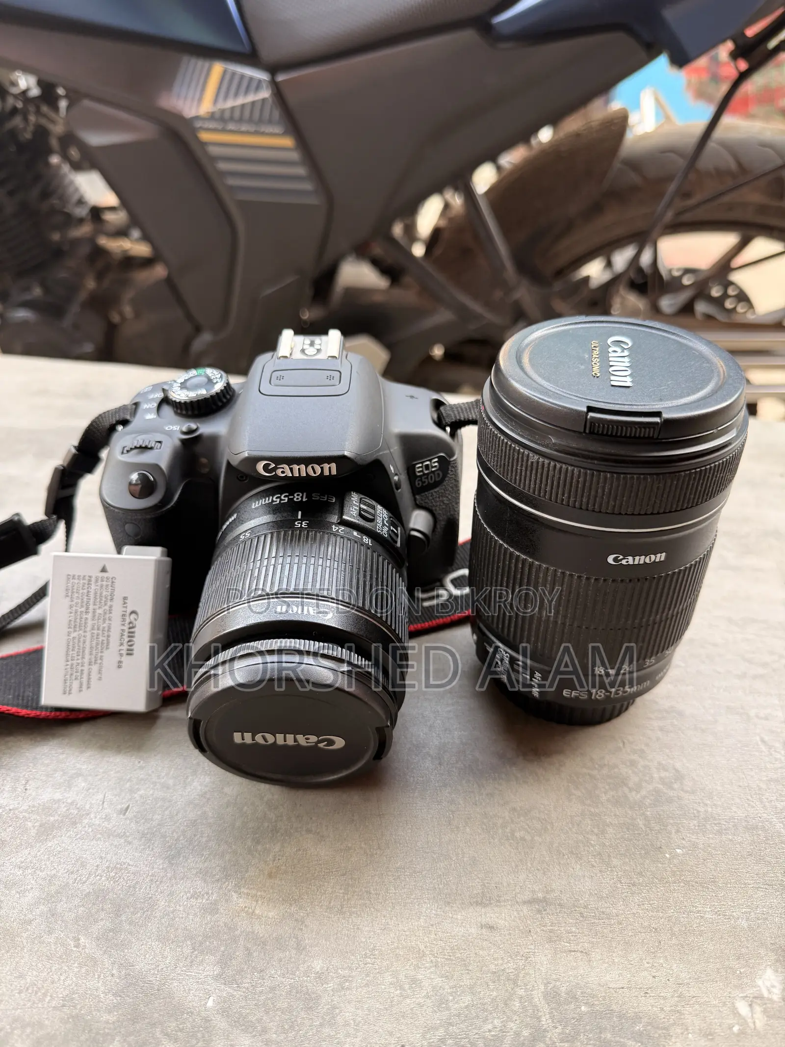 DSLR Canon 650d Kit +18-135 Is Lens