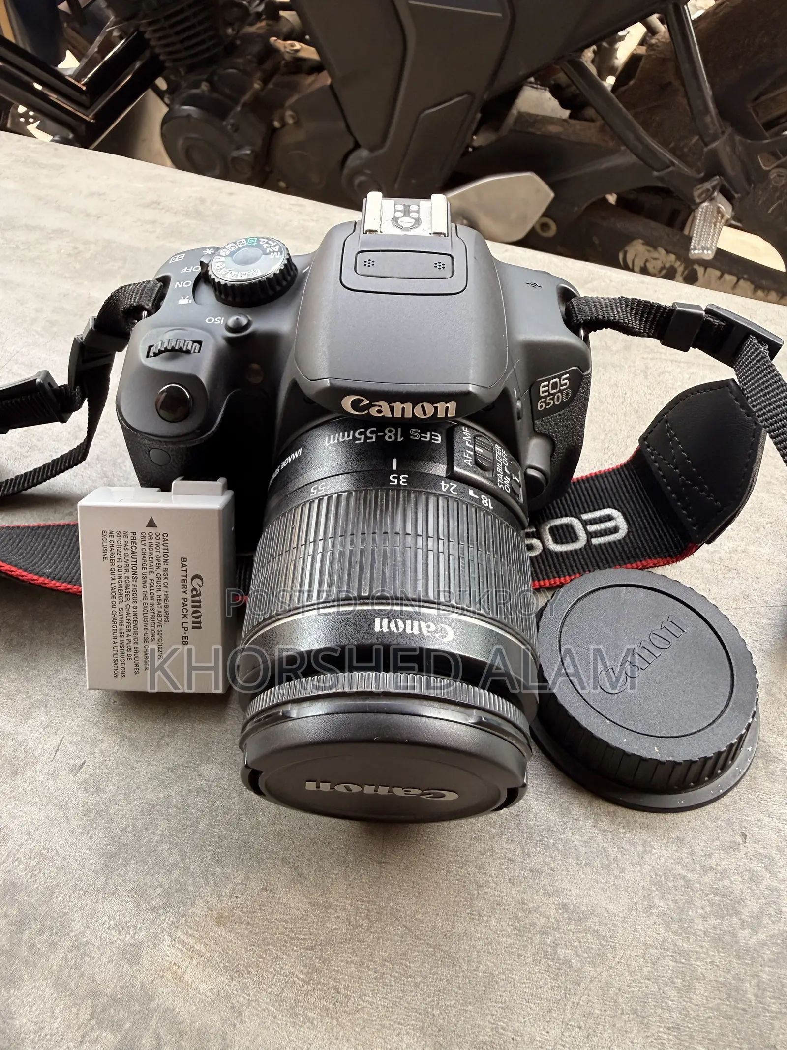 DSLR Canon 650d Kit +18-135 Is Lens