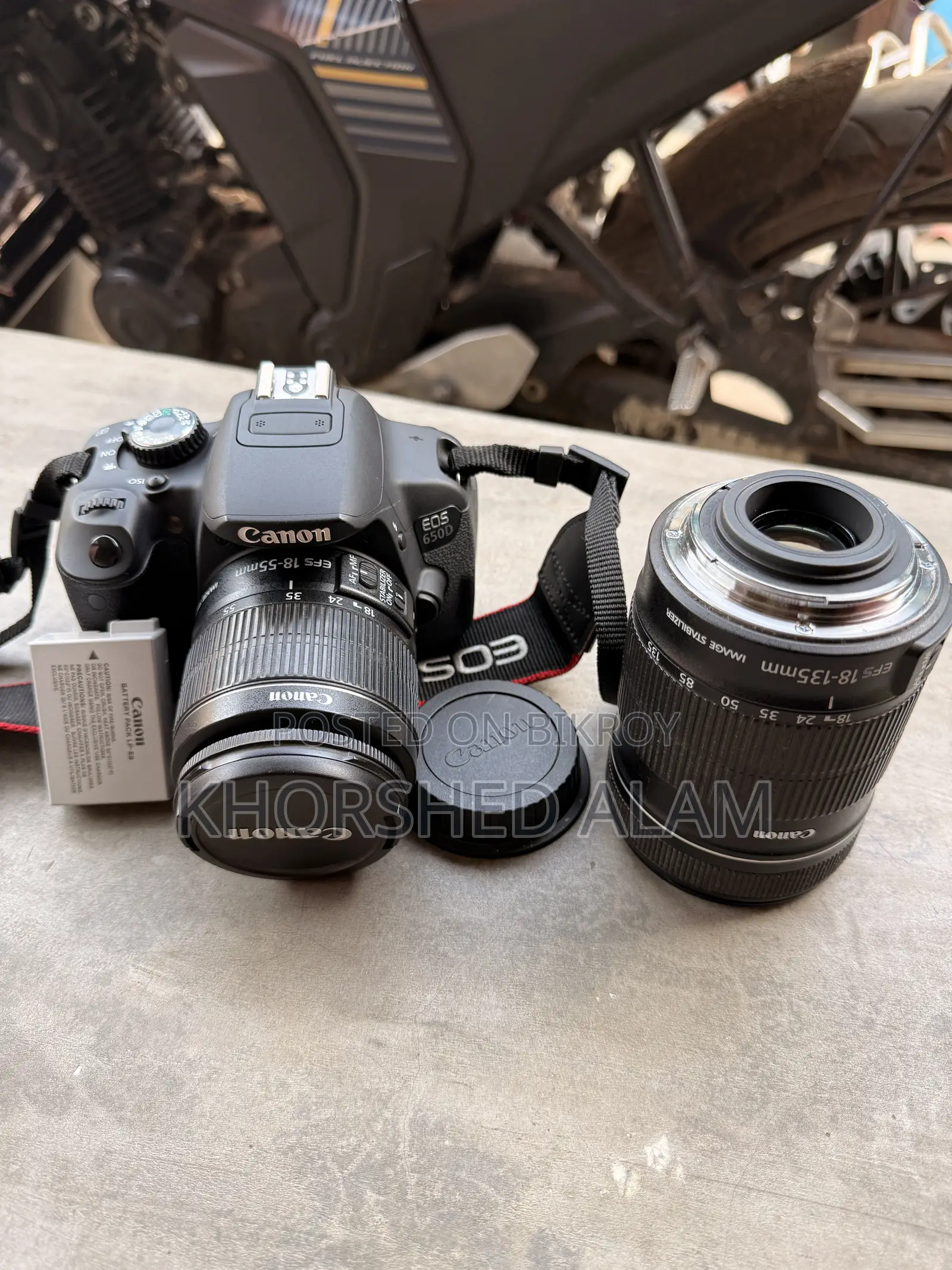 DSLR Canon 650d Kit +18-135 Is Lens