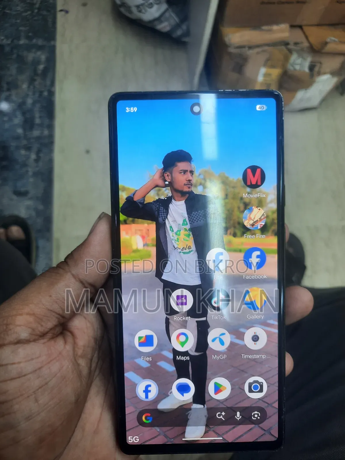 গুগল পিক্সেল ৬ ১২৮ জিবি গ্রে