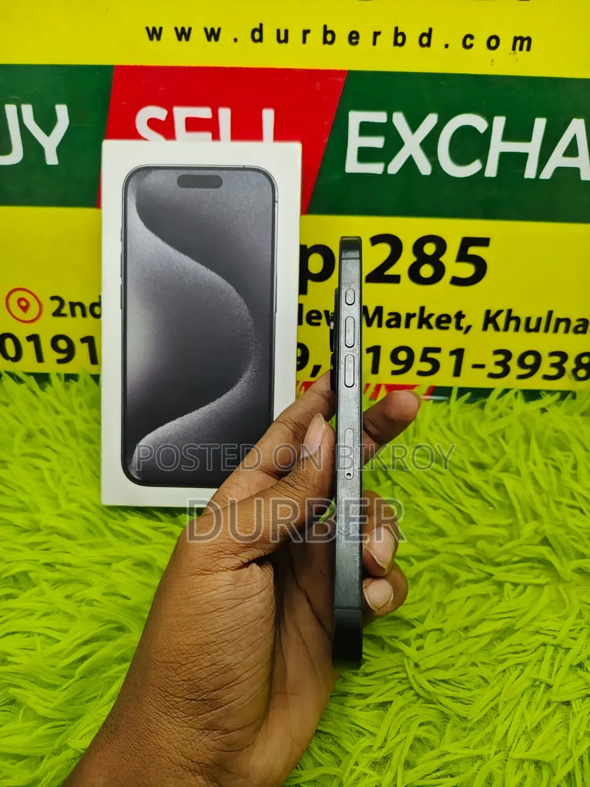 অ্যাপল আইফোন ১৫ প্রো ১২৮ জিবি ব্ল্যাক