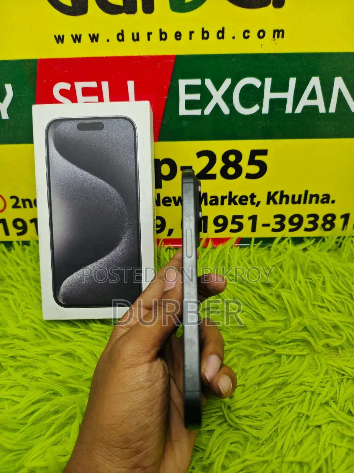 অ্যাপল আইফোন ১৫ প্রো ১২৮ জিবি ব্ল্যাক