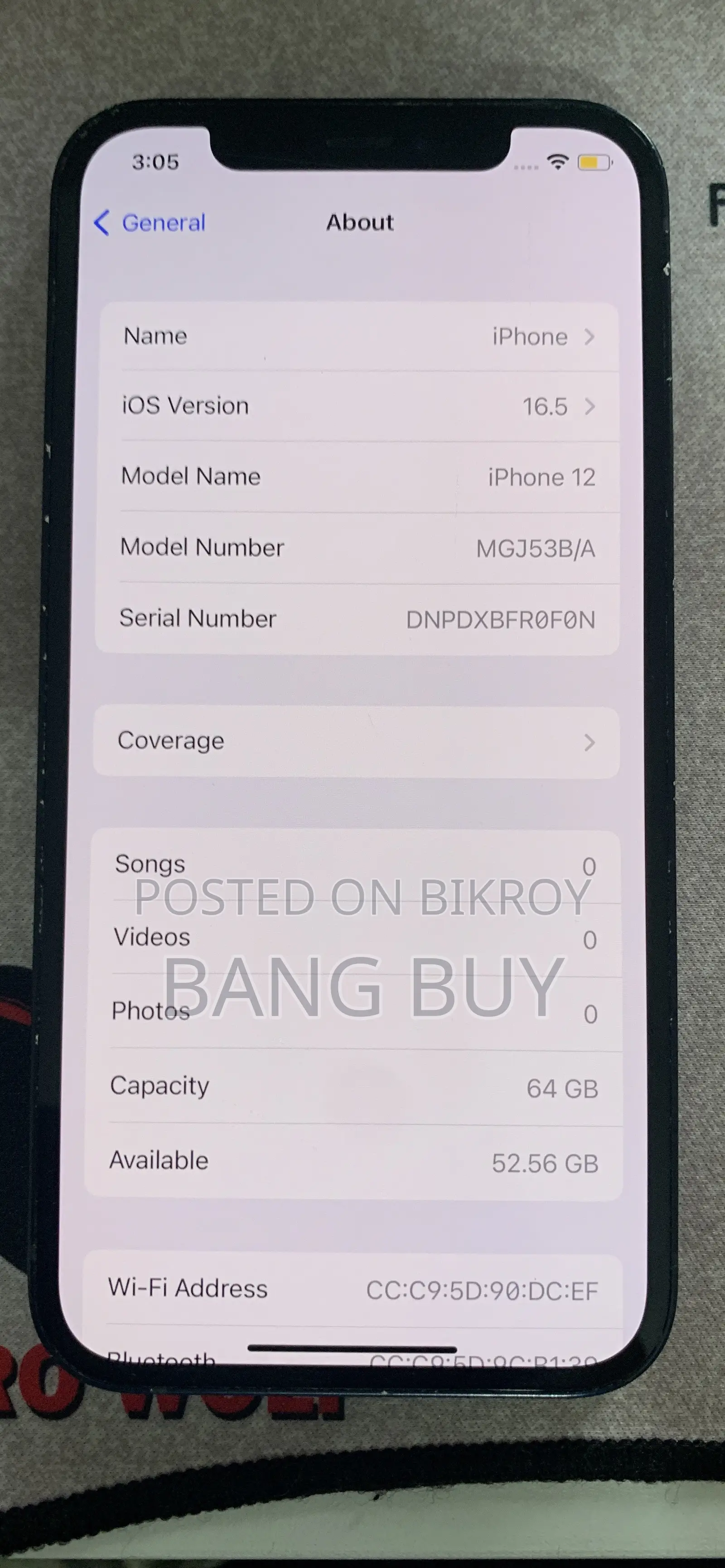 Apple iPhone 12 64 GB Black