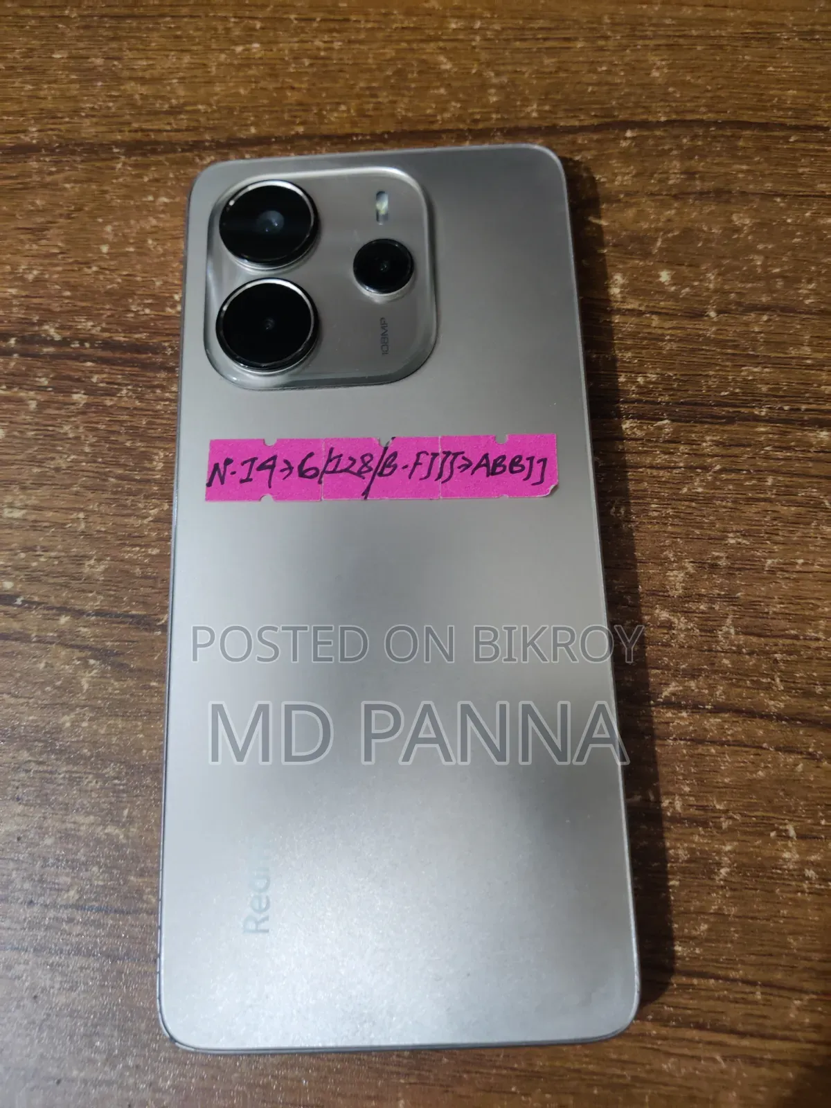 Xiaomi Redmi Note 14 4G 128 GB Rose Gold