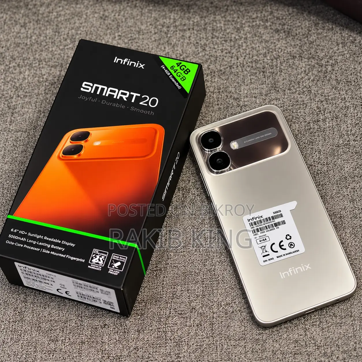 Infinix Smart 20 64 GB Silver
