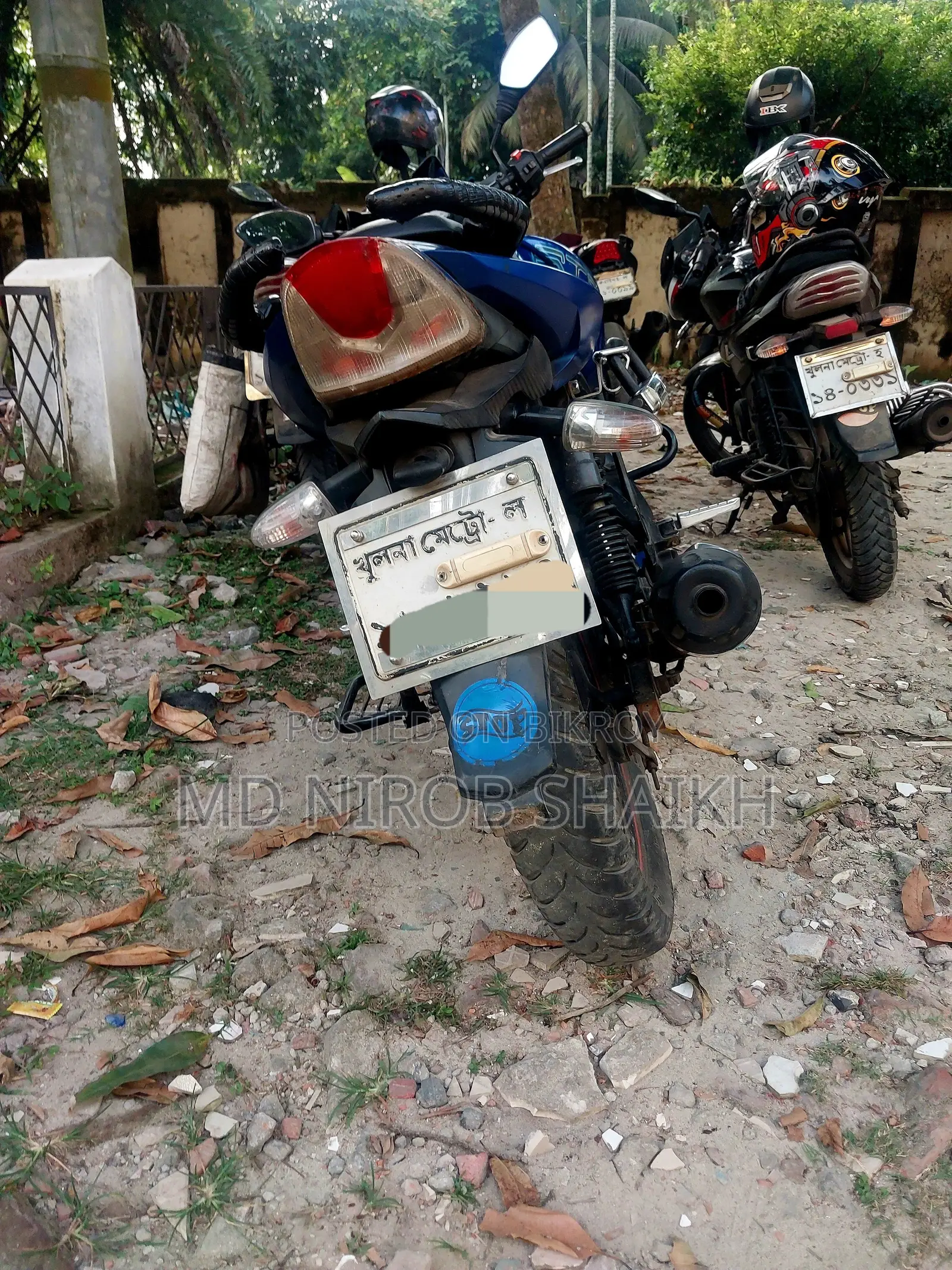 টিভিএস আপাচি আরটিআর ১৬০ ২ভি ২০১৭ নীল