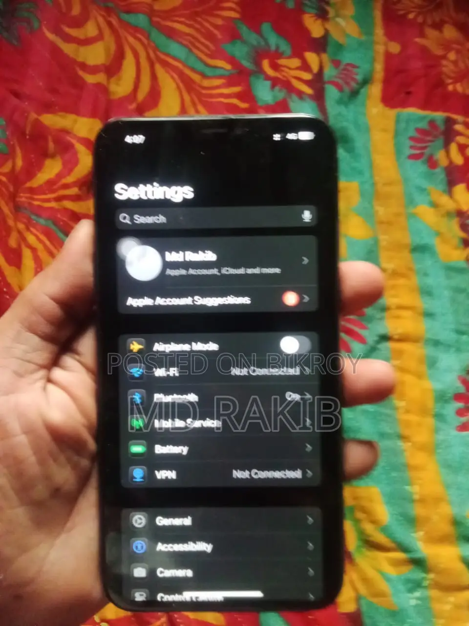 নিউ অ্যাপল আইফোন এক্সএস ম্যাক্স ৬৪ জিবি ব্ল্যাক