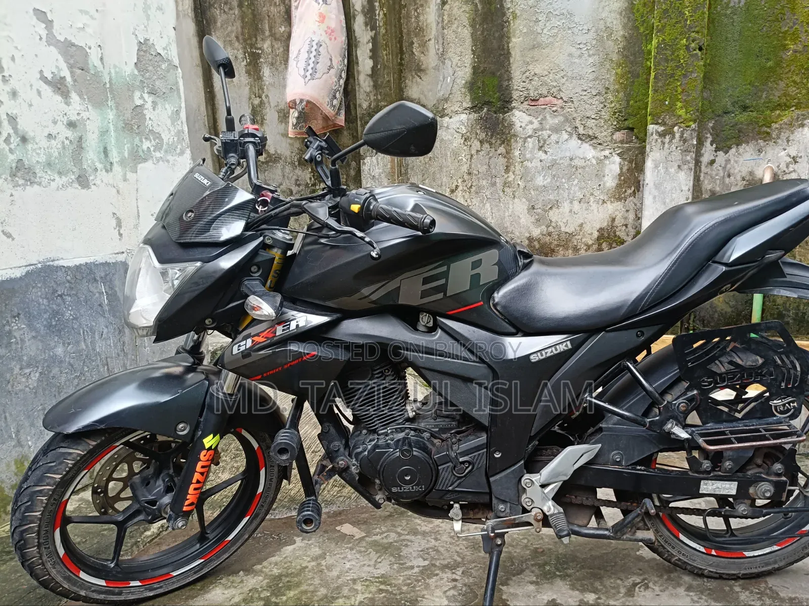 Suzuki Gixxer 2024 Black
