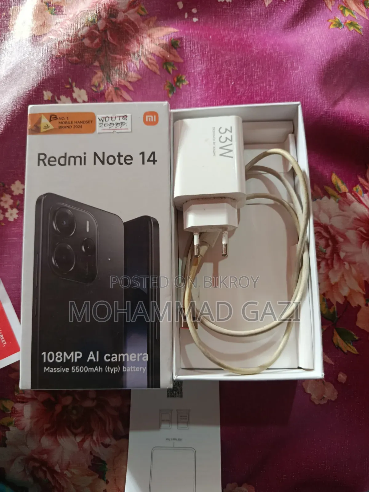 Xiaomi Redmi Note 14 4G 128 GB Black