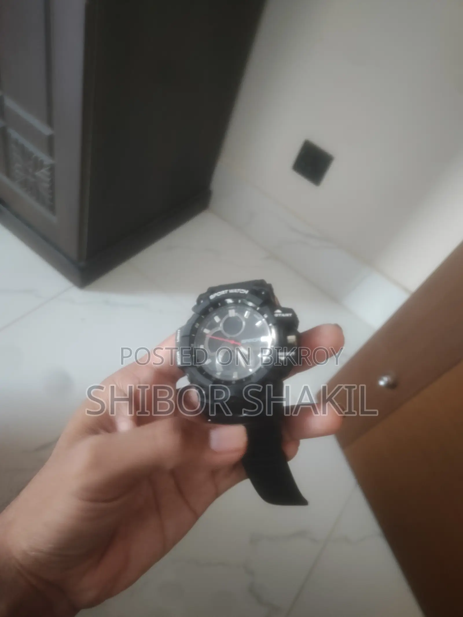 Sanda 6198 Sports Luxury 50m Waterproof Digital Watch