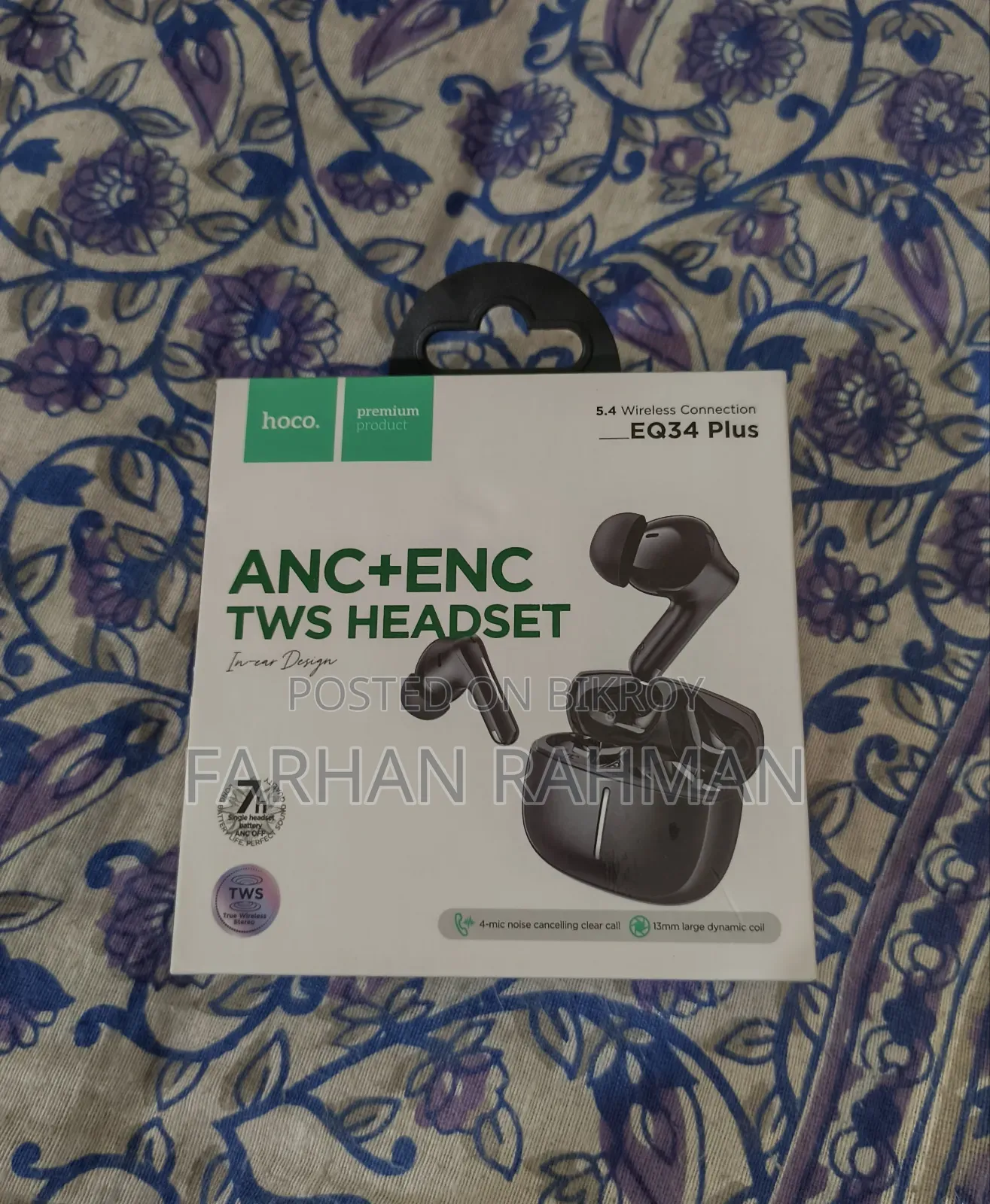 হোকো ইকিউ৩৪ প্লাস এএনসি+ইএনসি