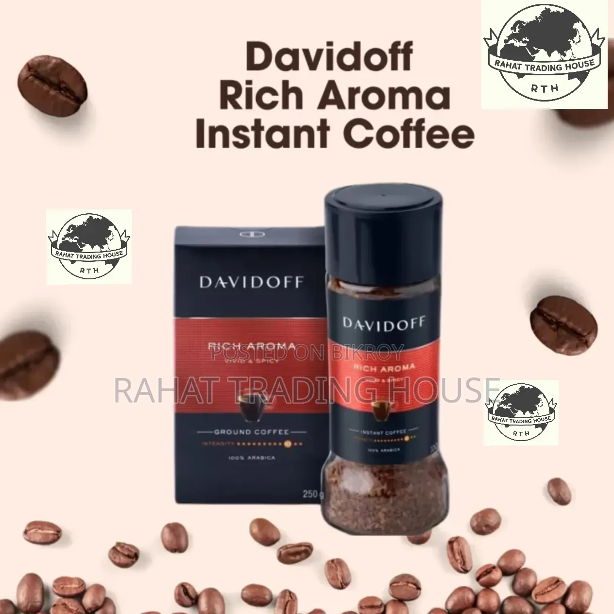 Davidoff Rich Aroma Instant Coffee (100 Gram) (Switzerland) 🇨🇭🇨🇭