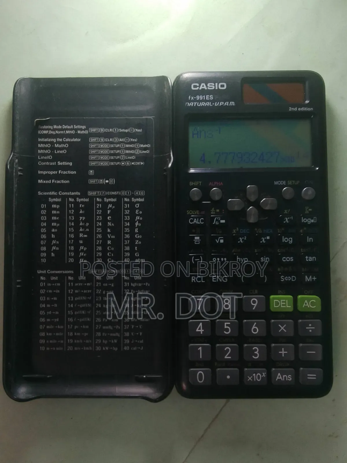 Casio Fx-991es 2nd Edition Scientific Calculator বিক্রি হবে