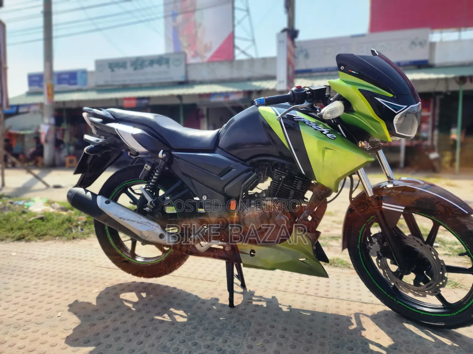 TVS Apache RTR 160 2V 2015 Black
