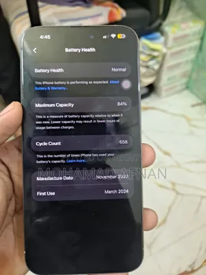 অ্যাপল আইফোন ১৫ প্রো ম্যাক্স ২৫৬ জিবি সিলভার