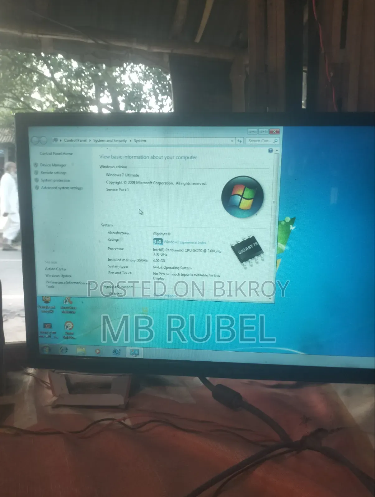 Desktop Computer Gigabyte GB-BACE-3000 4GB Intel Core i5 HDD+SSD 4T