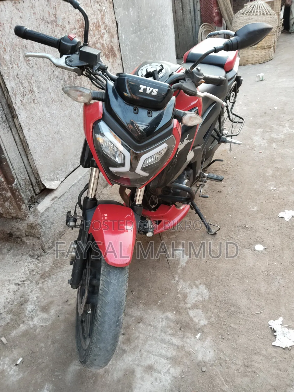 টিভিএস রাইডার ১২৫ ২০২২ রেড